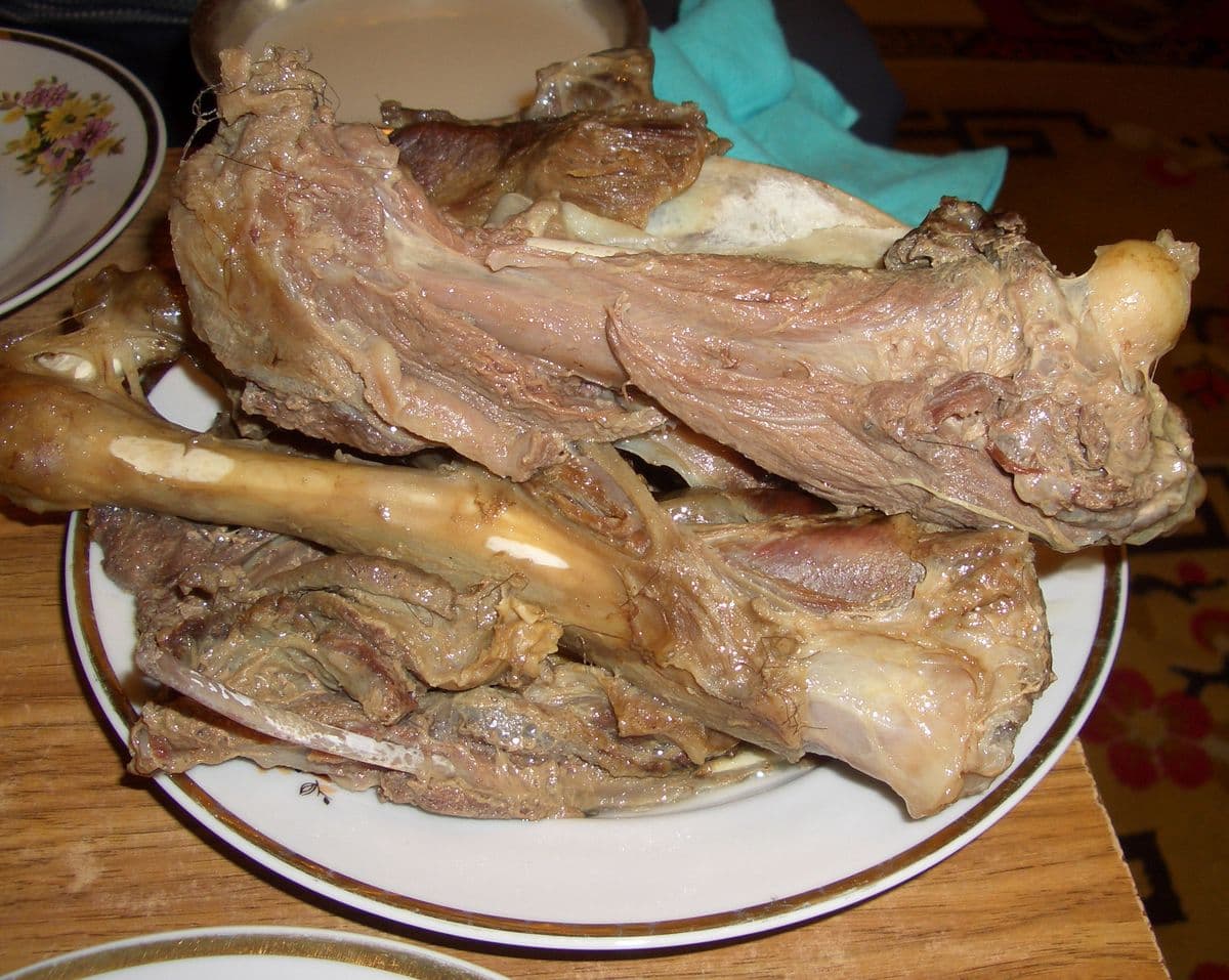 チャナサン・マフ（茹で肉）