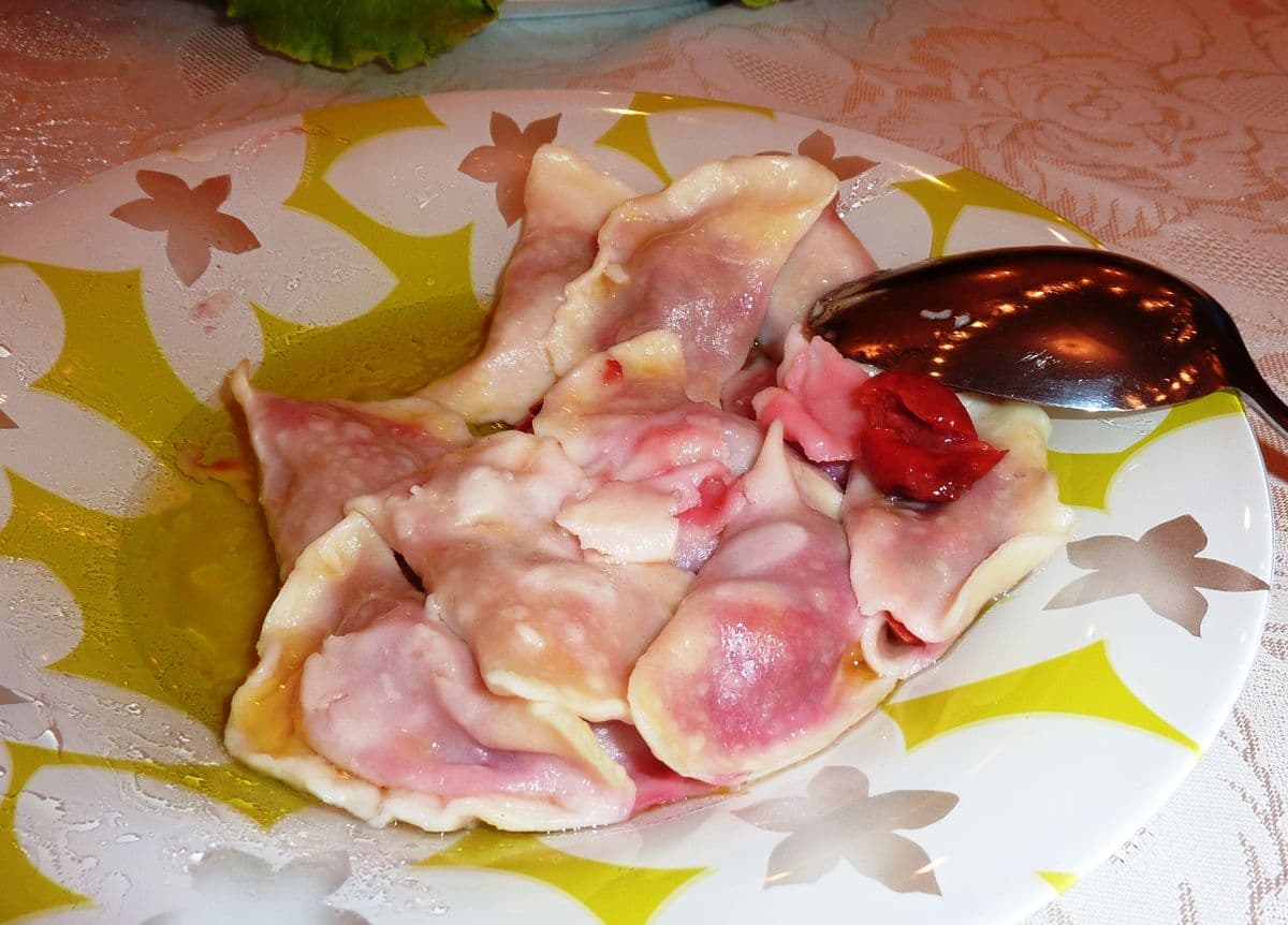 チェリー入りヴァレニキ