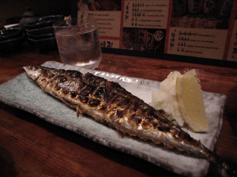 秋刀魚の塩焼き