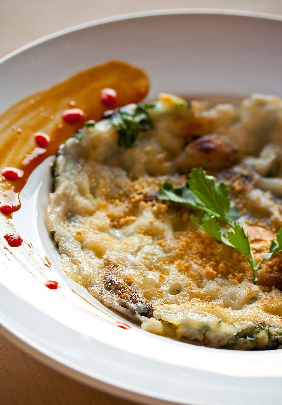 オアジェン(牡蠣オムレツ)