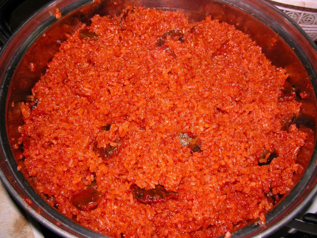 ソイ・ガック(ガックフルーツの赤いおこわ)